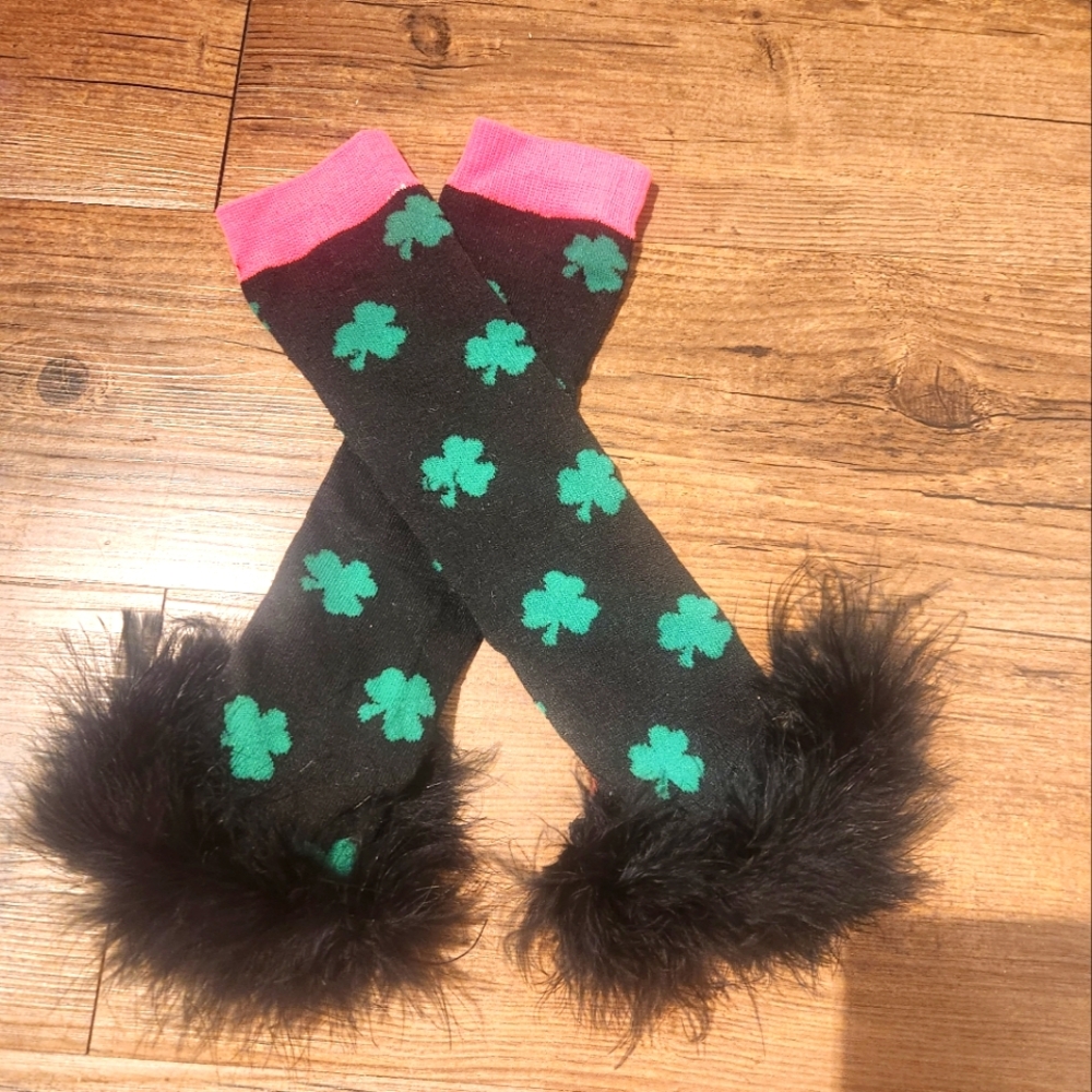 St Patrick day legwarmers
